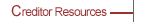 Creditor Resources